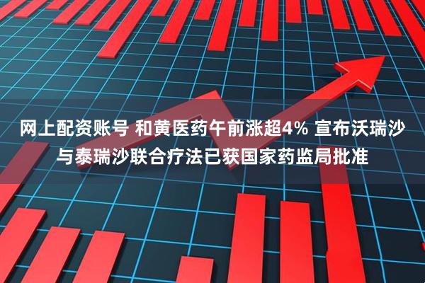 网上配资账号 和黄医药午前涨超4% 宣布沃瑞沙与泰瑞沙联合疗法已获国家药监局批准